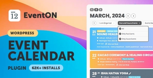 Premium EventON - WordPress Virtual Event Calendar Plugin Nulled