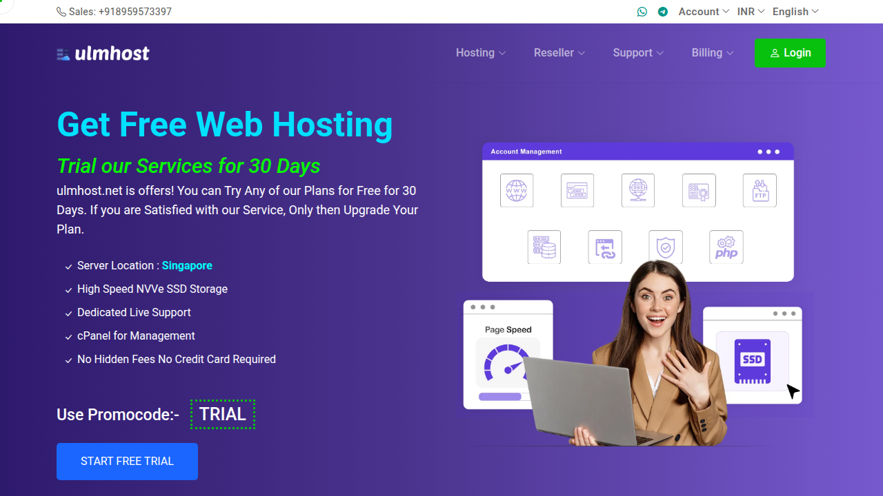 Best Free Web Hosting Provider | ulmhost.net is offers to Beginners
