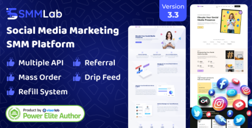 SMMLab - Social Media Marketing SMM Platform